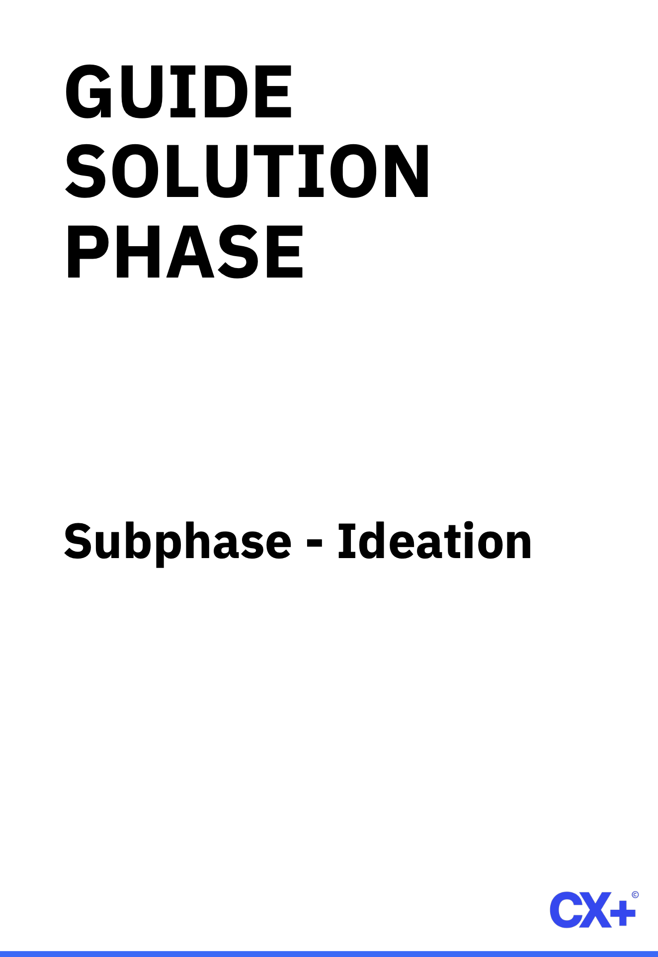 Sub Phase Guides Solution