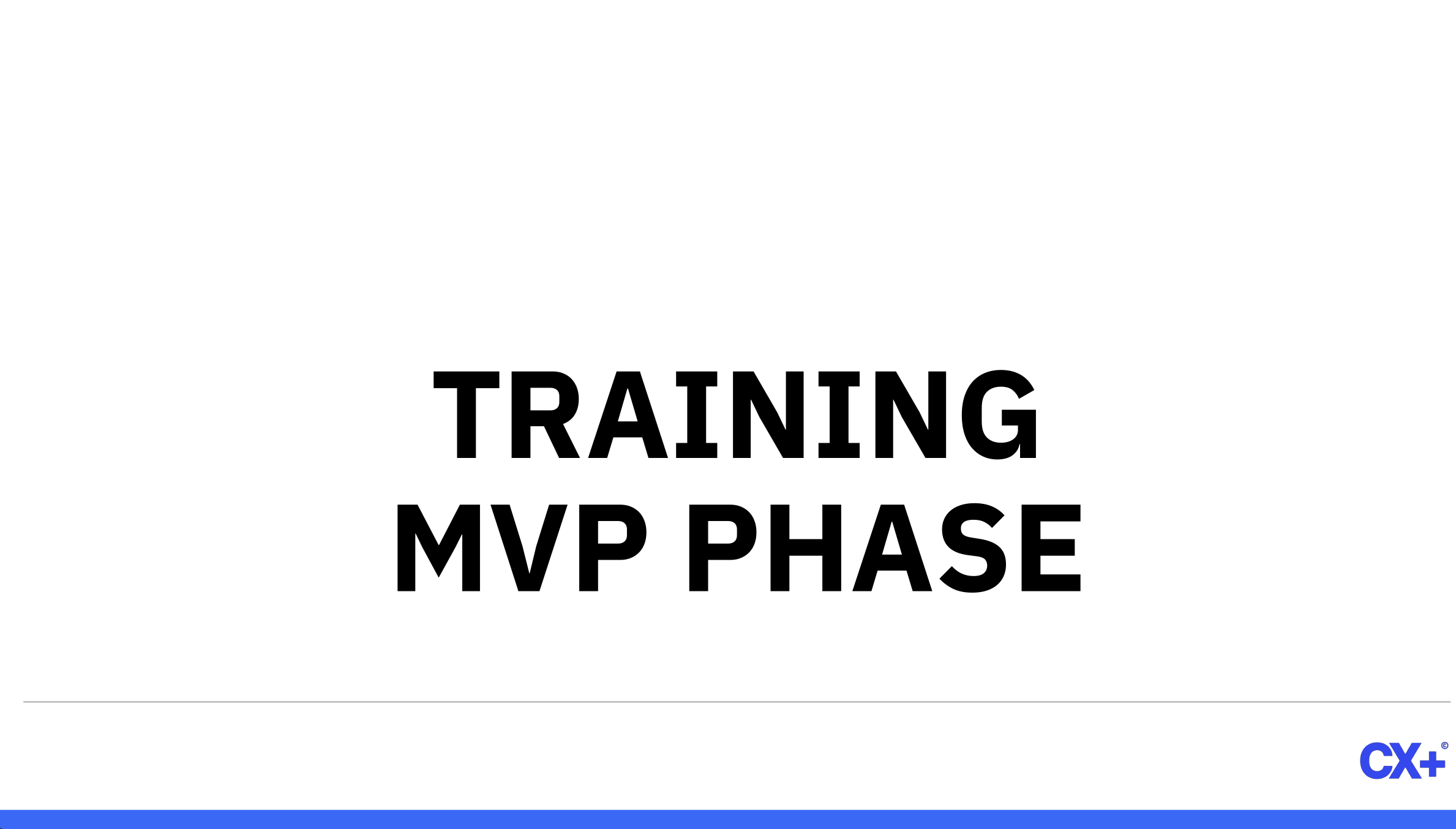 Training Phase 5 Mvp